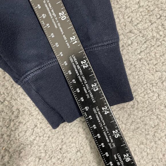 Nautica Sweatshirt Men L Navy Pullover Crewneck - Picture 8 of 9